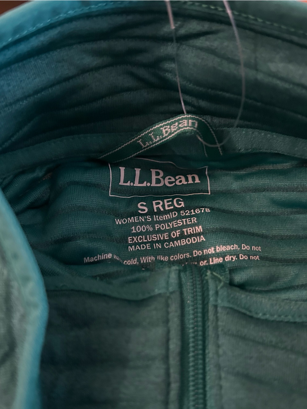 L.L. Bean AirLight Jacket Green Womens Size Small - Picture 3 of 9